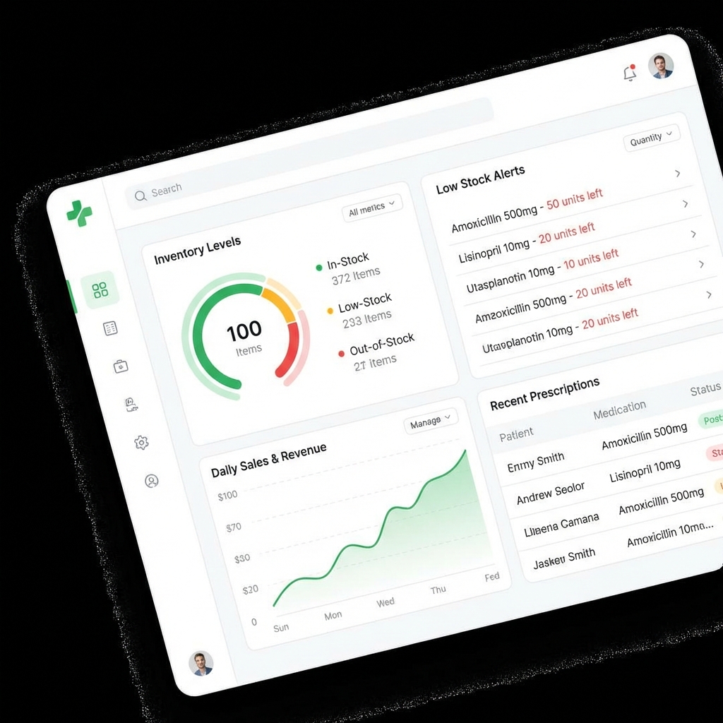 Pharmacy Dashboard Preview